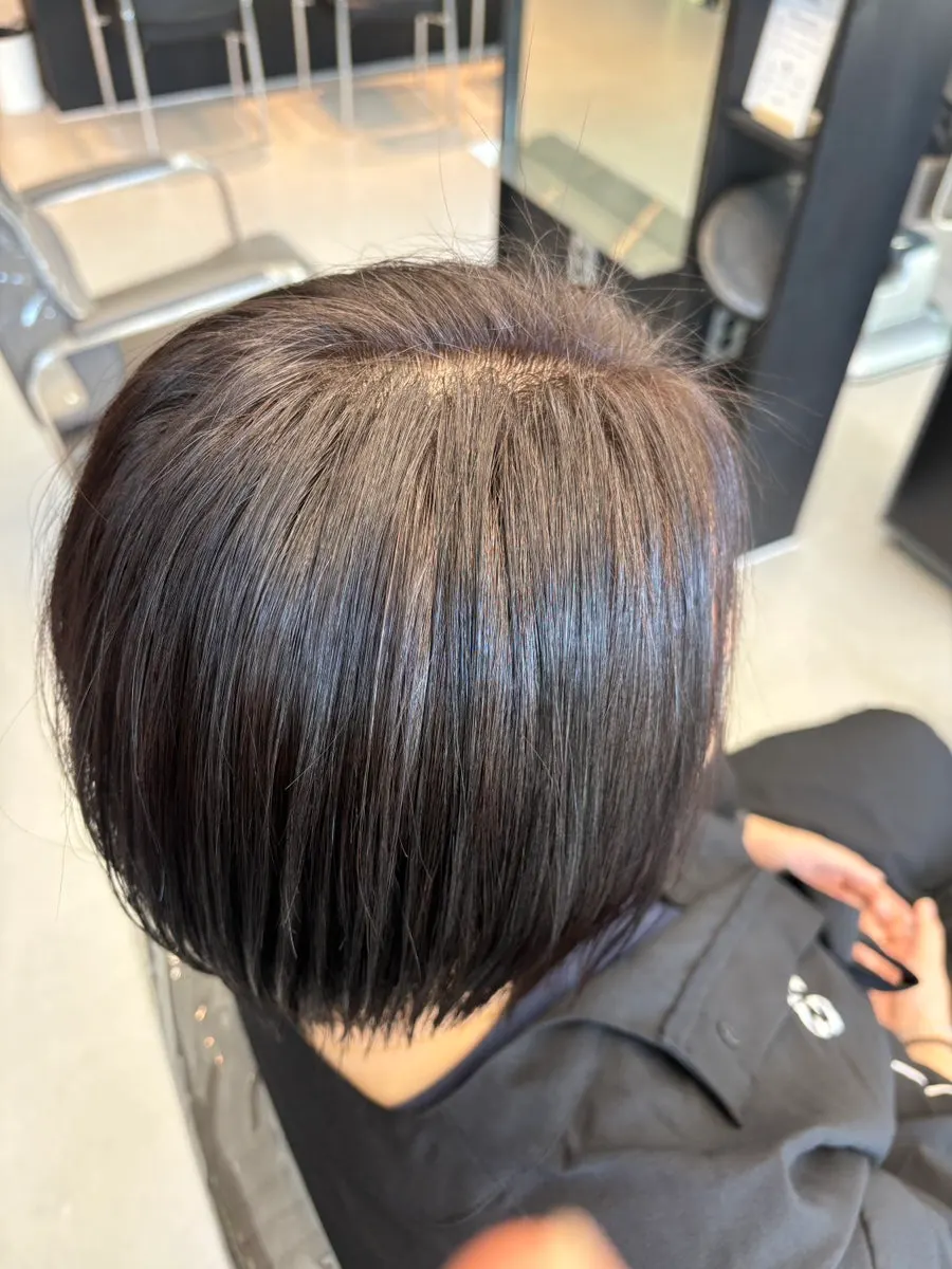 Finished short, light tassel cut
