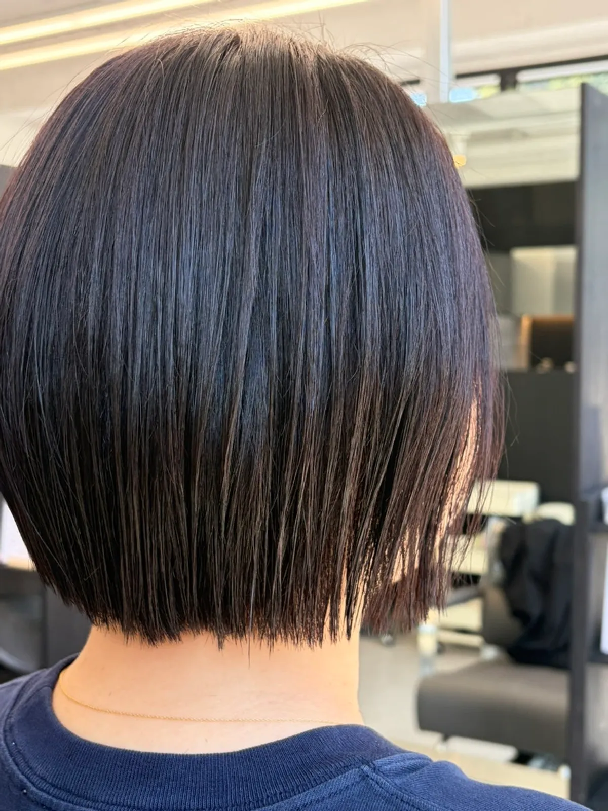 Finished gray coverage and tassel cut