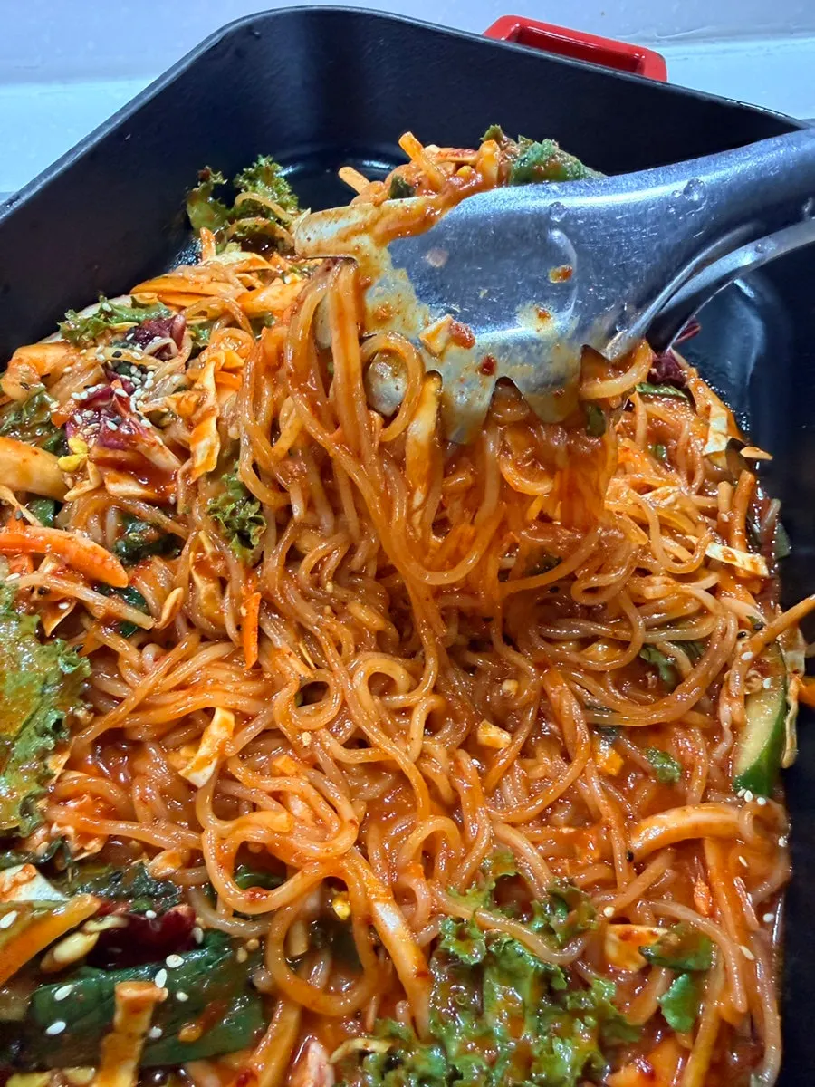 A plate of spaghetti