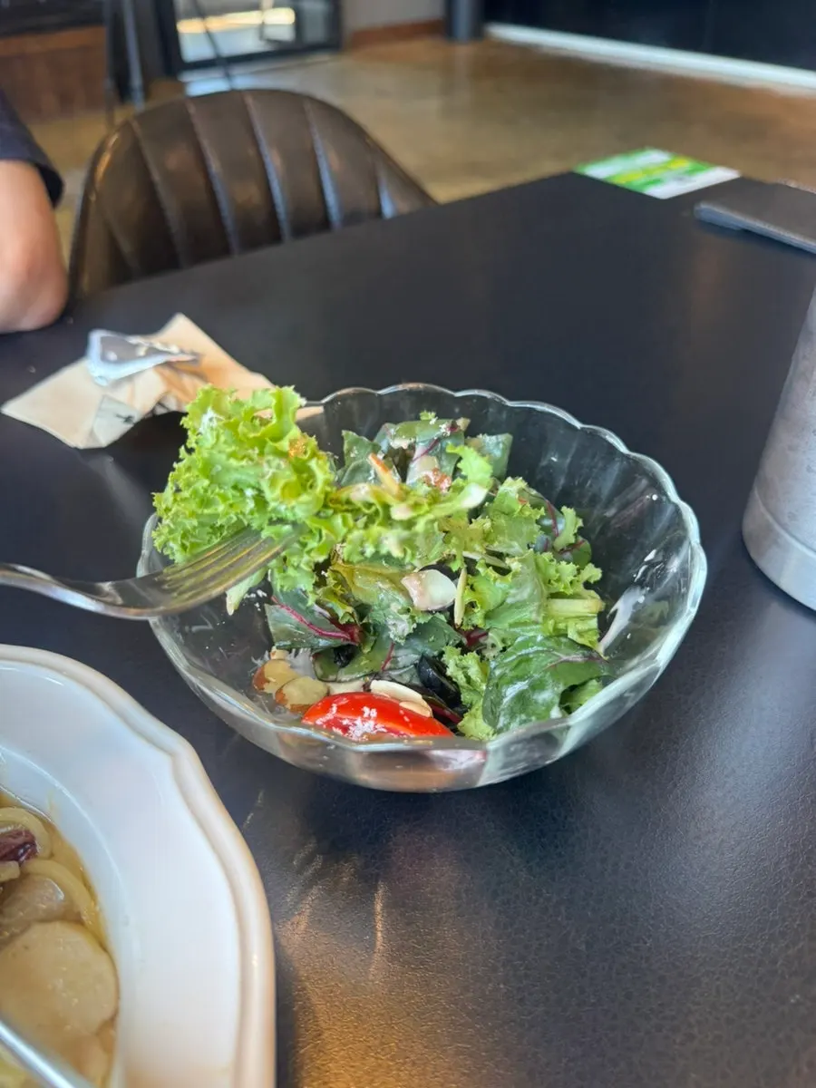 Plate of truffle oil pasta