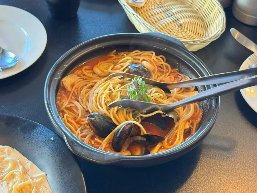 View of Ravenna, an ocean-view restaurant in Soho-dong, Yeosu