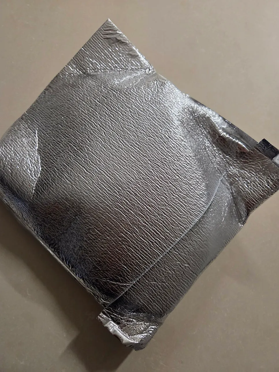 Sashimi set packed into an insulated bag for takeout