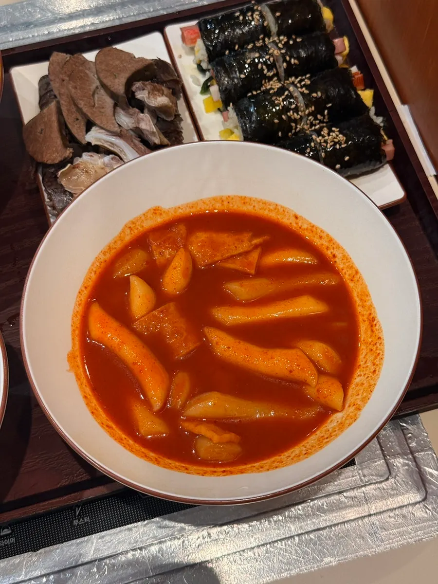 보통맛으로 주문한 떡볶이