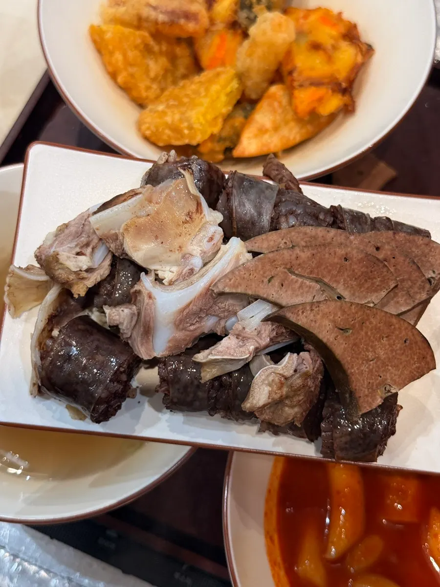 순대와 오소리감투 내장