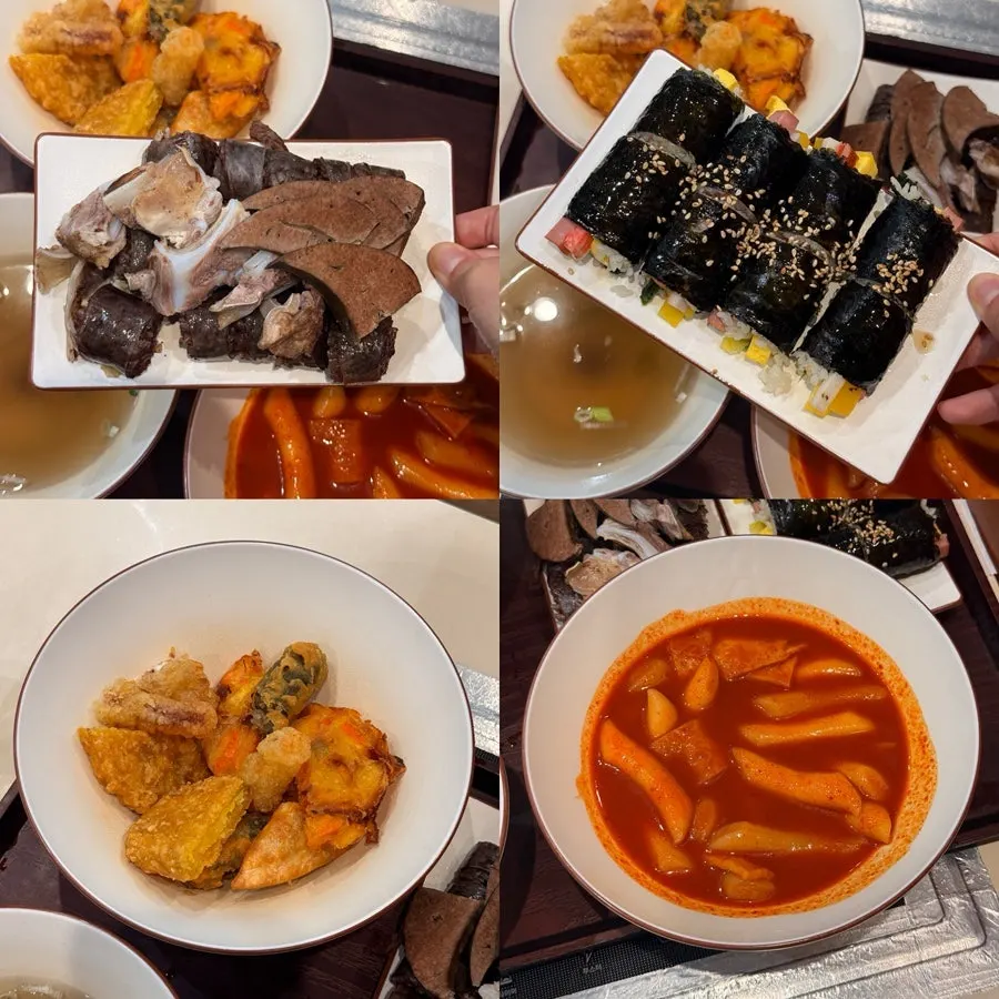 현선이네 분식 세트 한 상