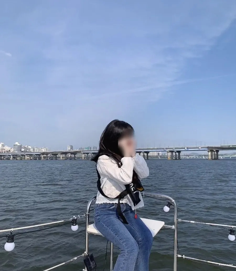 漢江の風景と共に残した人生ショット