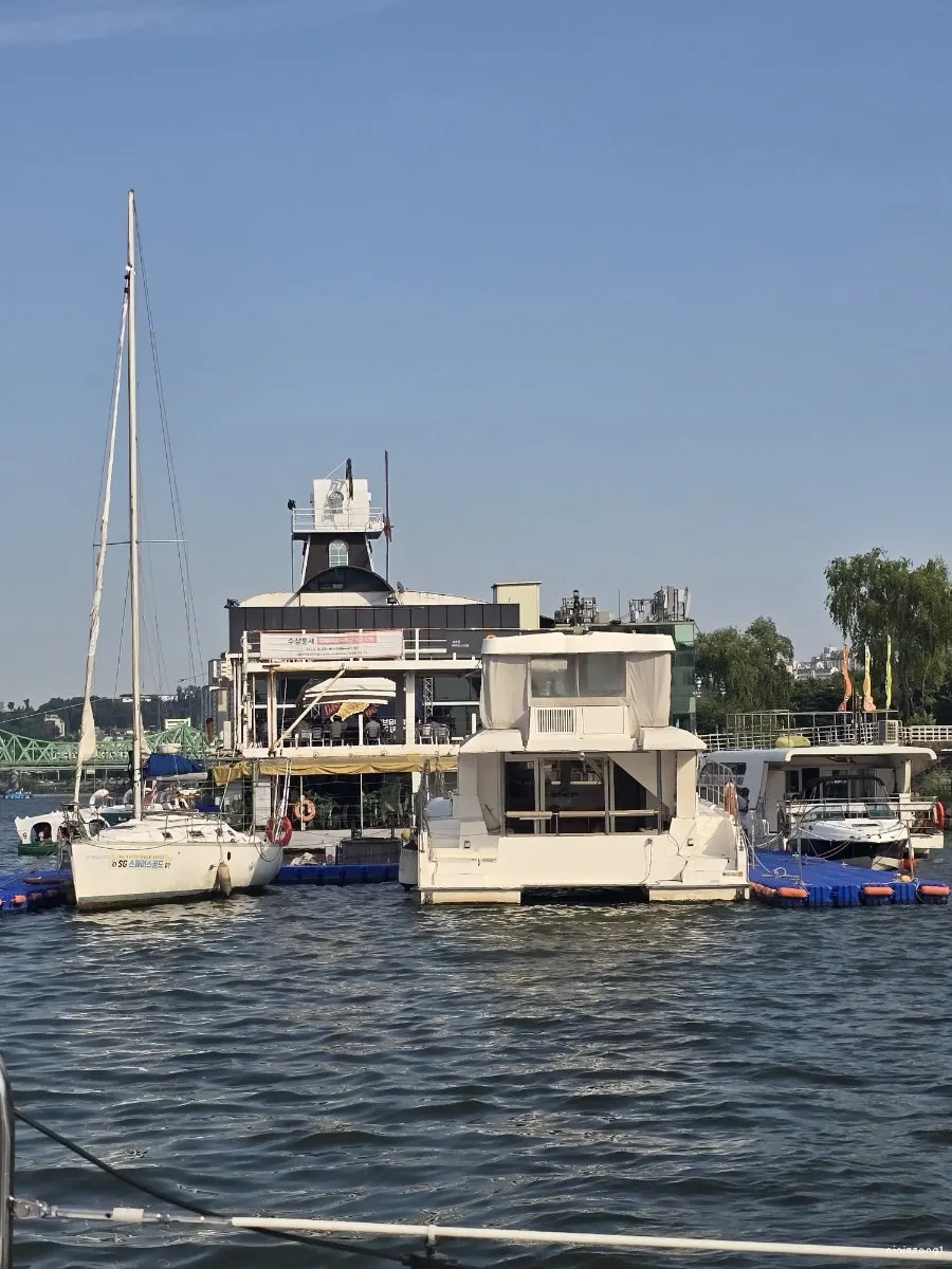Marina view before the tour ended