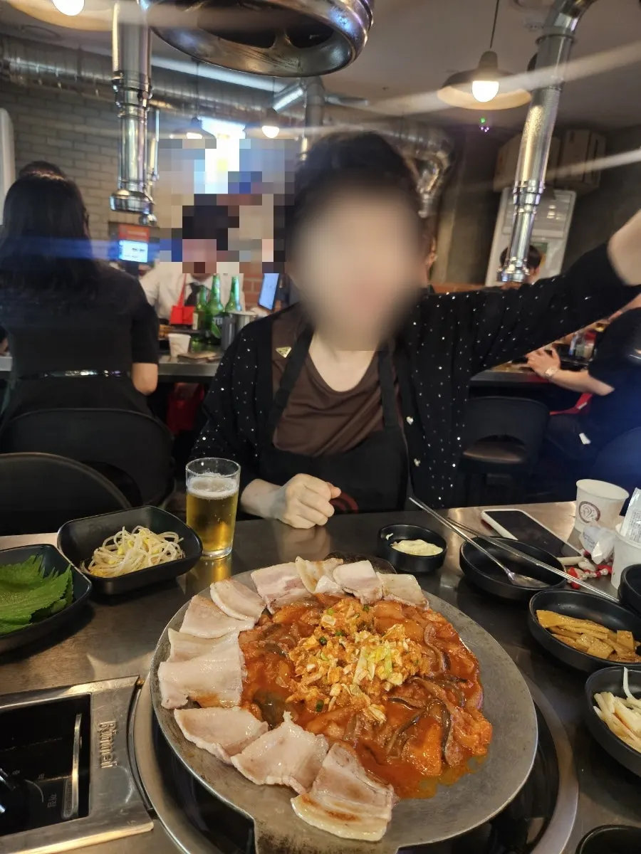 Jjukkumi meal in Yeouido