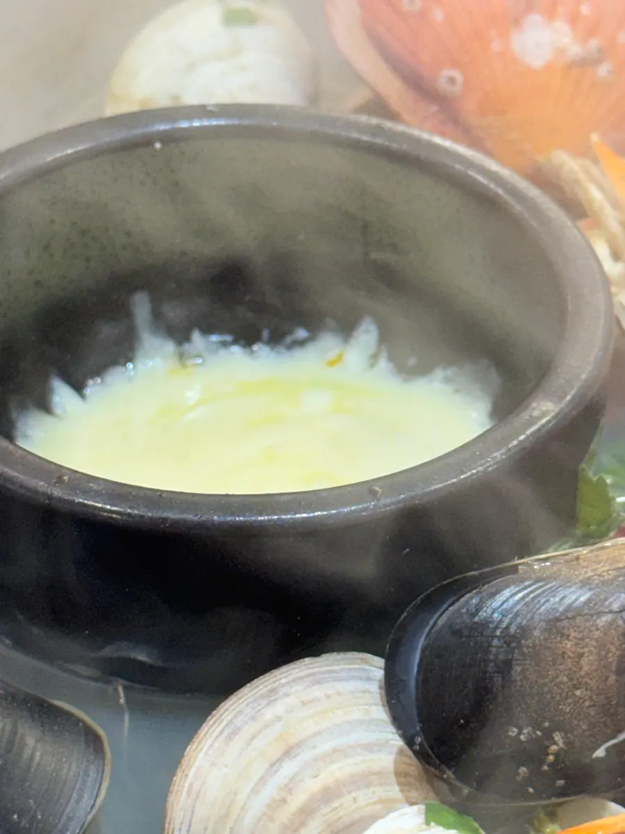 Fresh kalguksu noodles before going into the pot