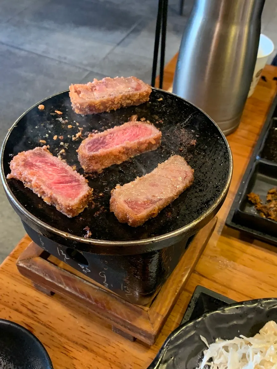 Izawa gyukatsu set meal