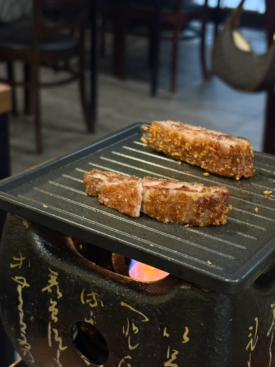 Individual gyukatsu tray setting