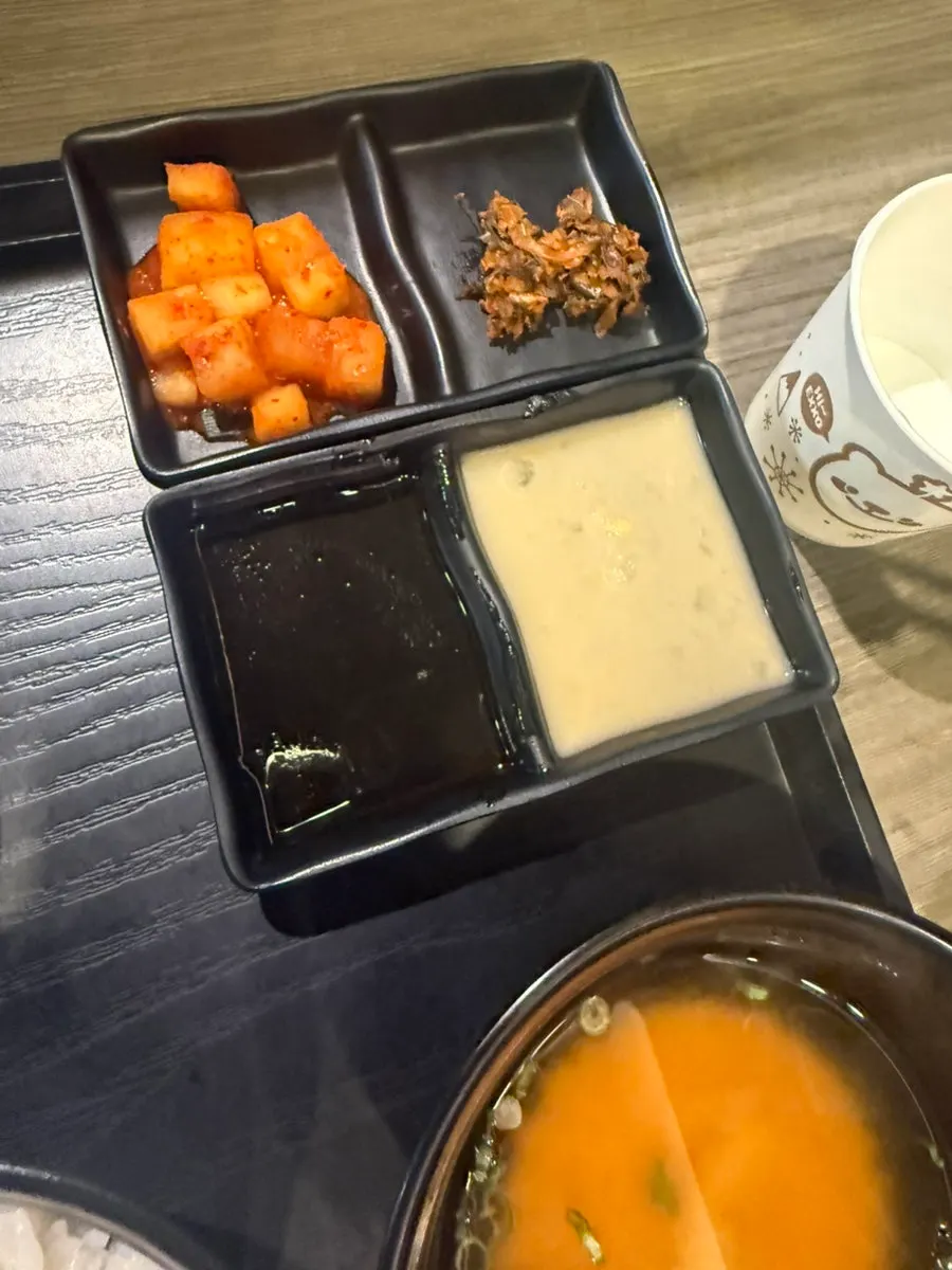 Gyukatsu dipped in Izawa's house-made sauce