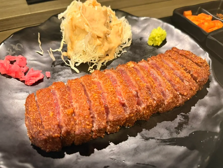 Table at Izawa after finishing the meal