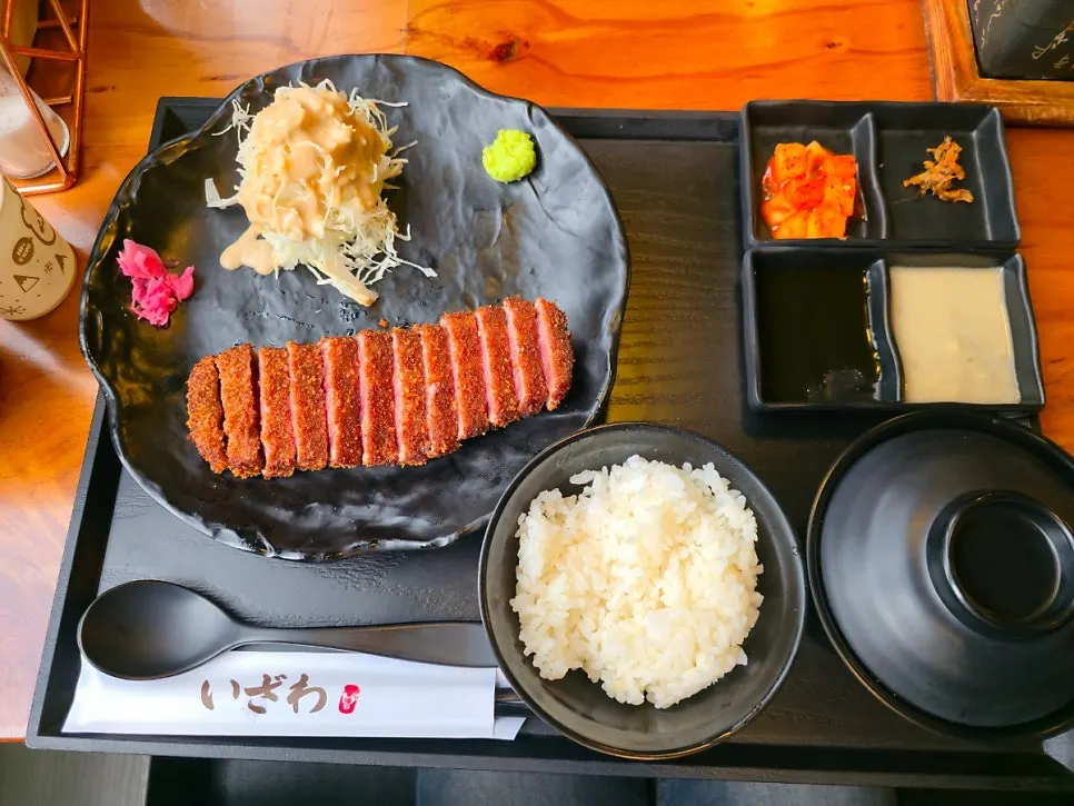 규카츠 정식 2인 한상차림