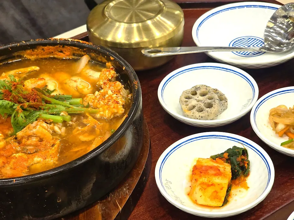 Spicy fish roe stew set