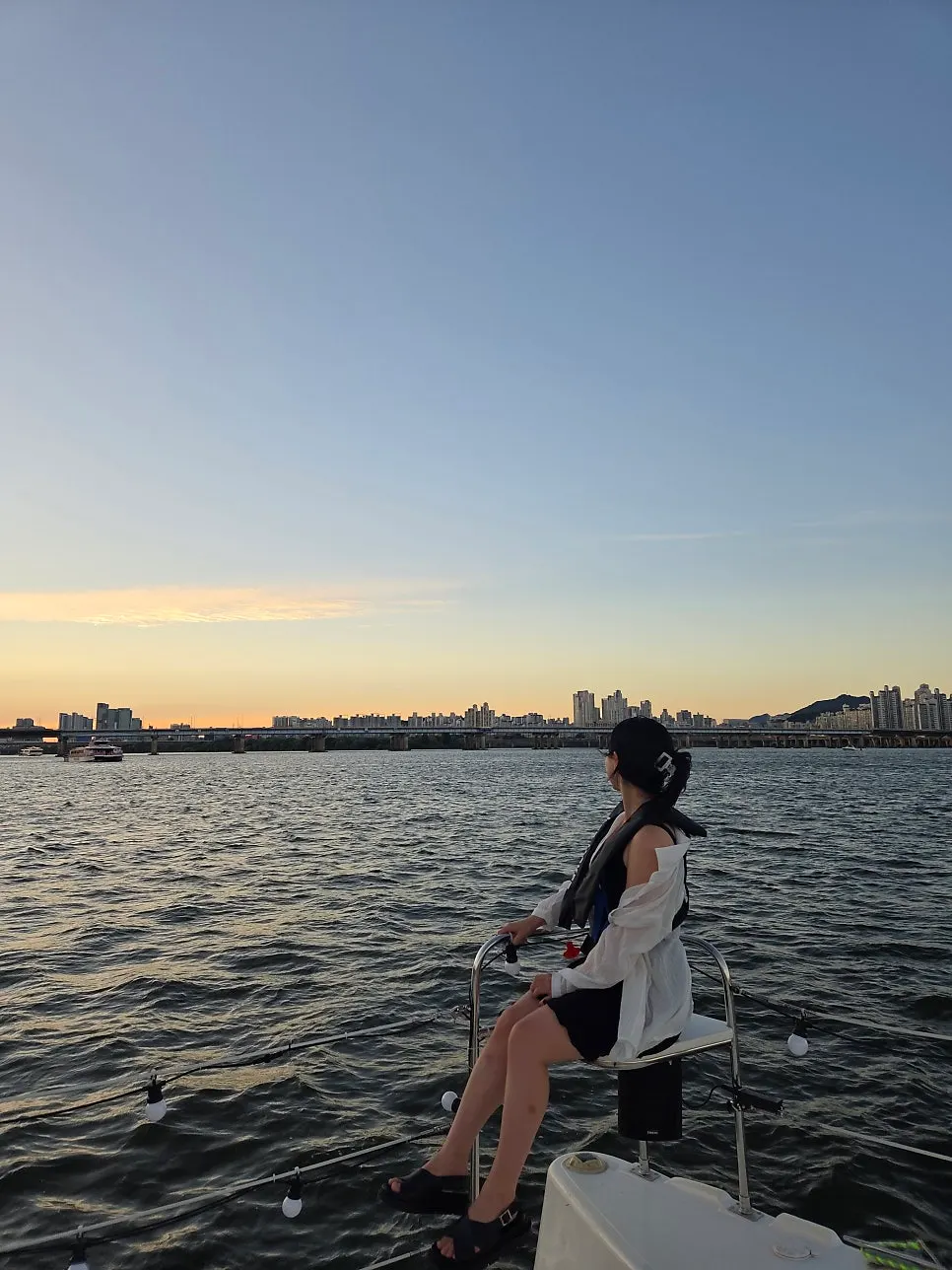 Photo from a sunset-time Han River yacht tour