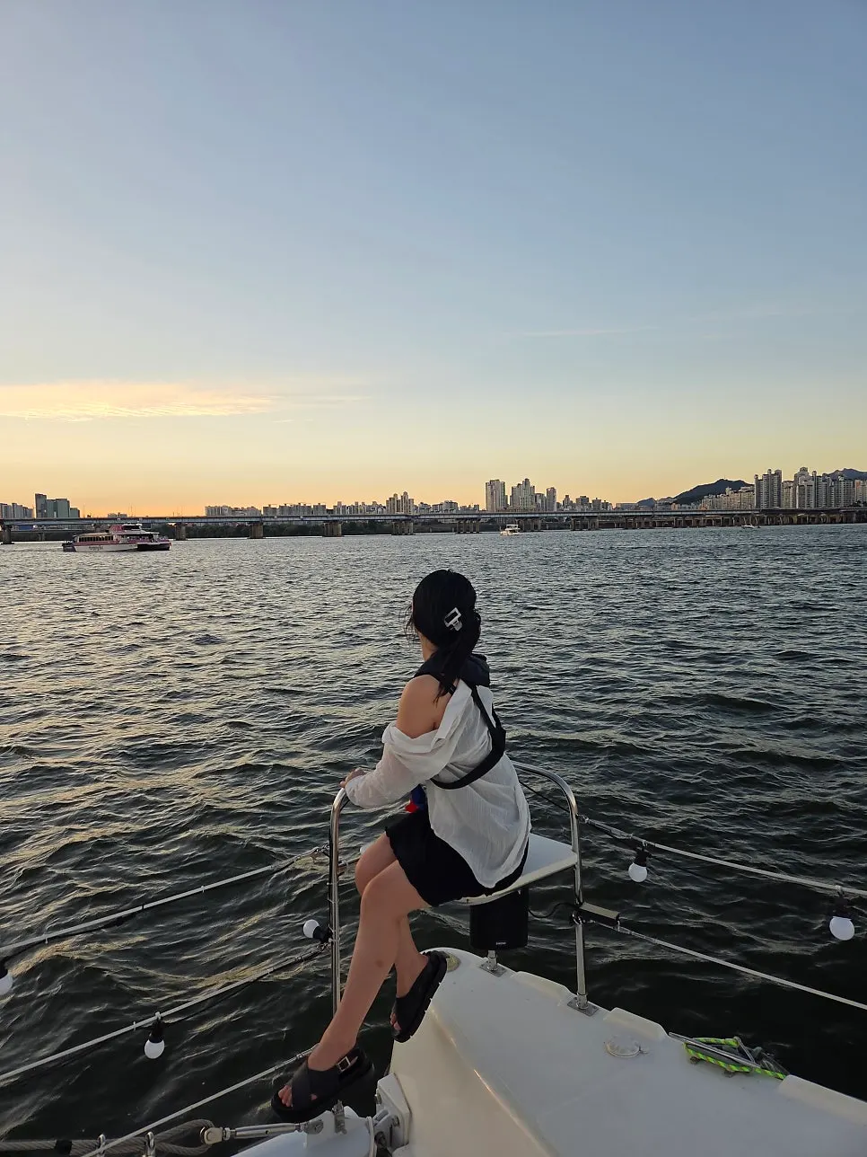 Photo from a sunset-time Han River yacht tour