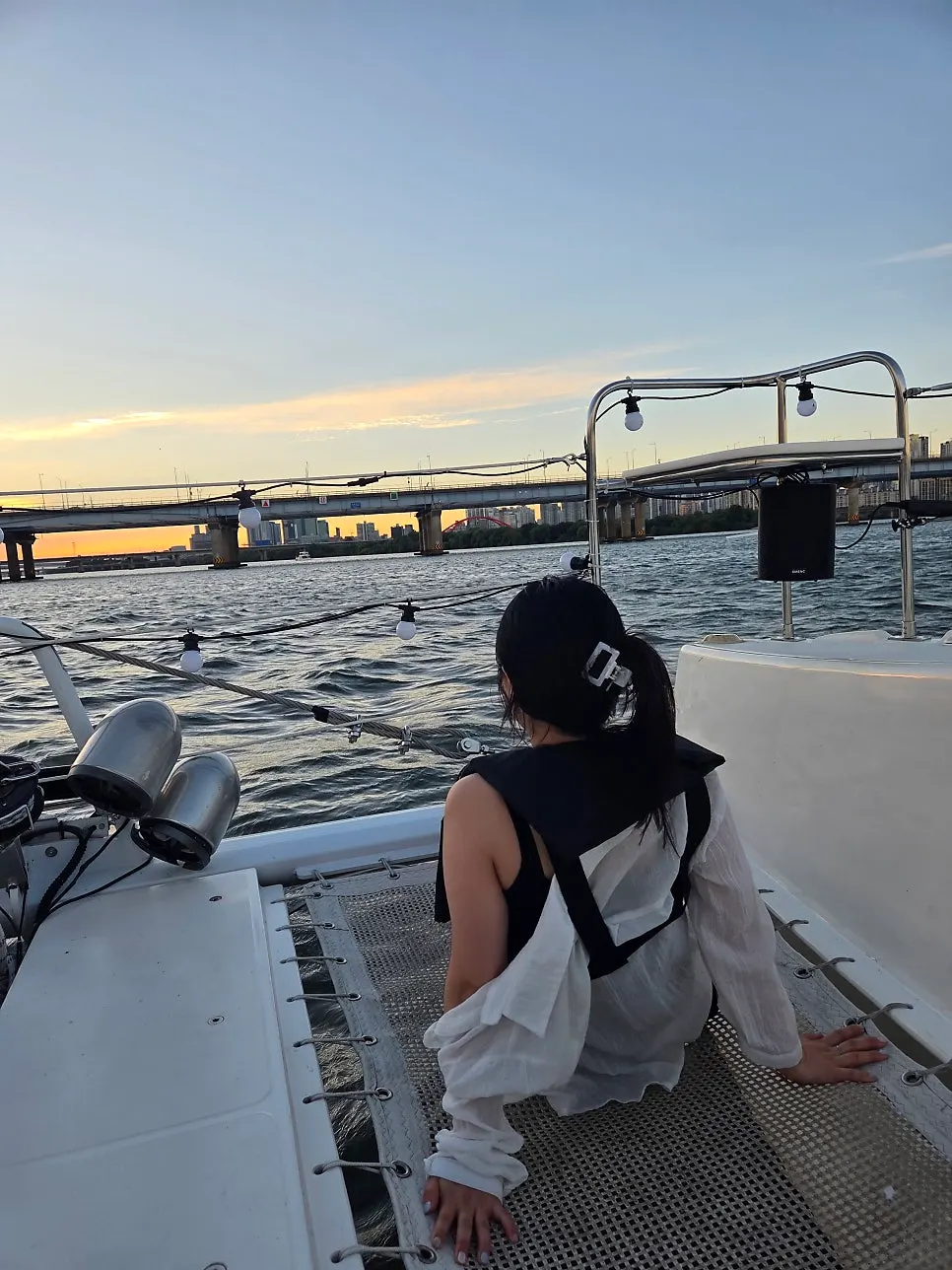Photo from a sunset-time Han River yacht tour
