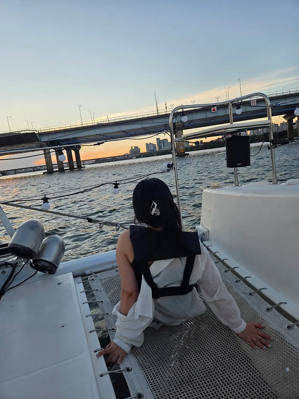 Photo from a sunset-time Han River yacht tour