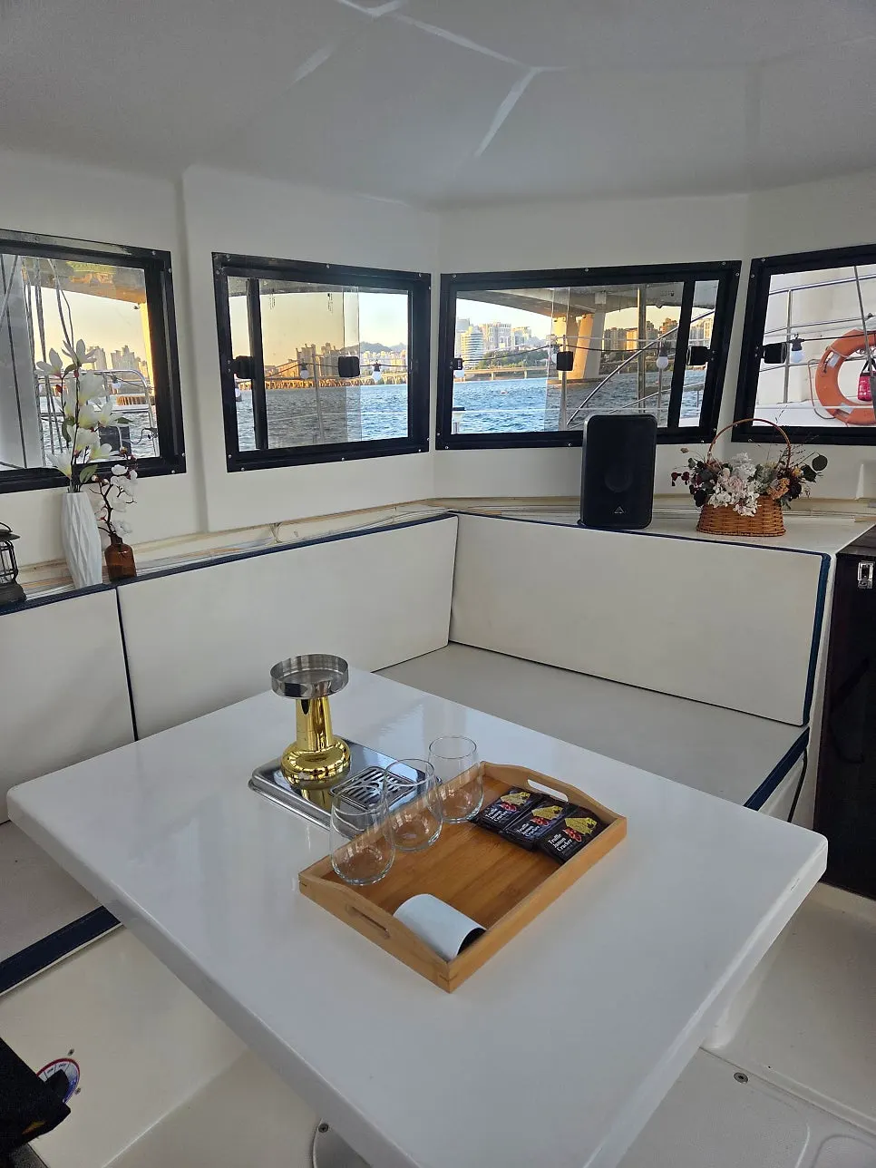 Photo of time alone together on the yacht