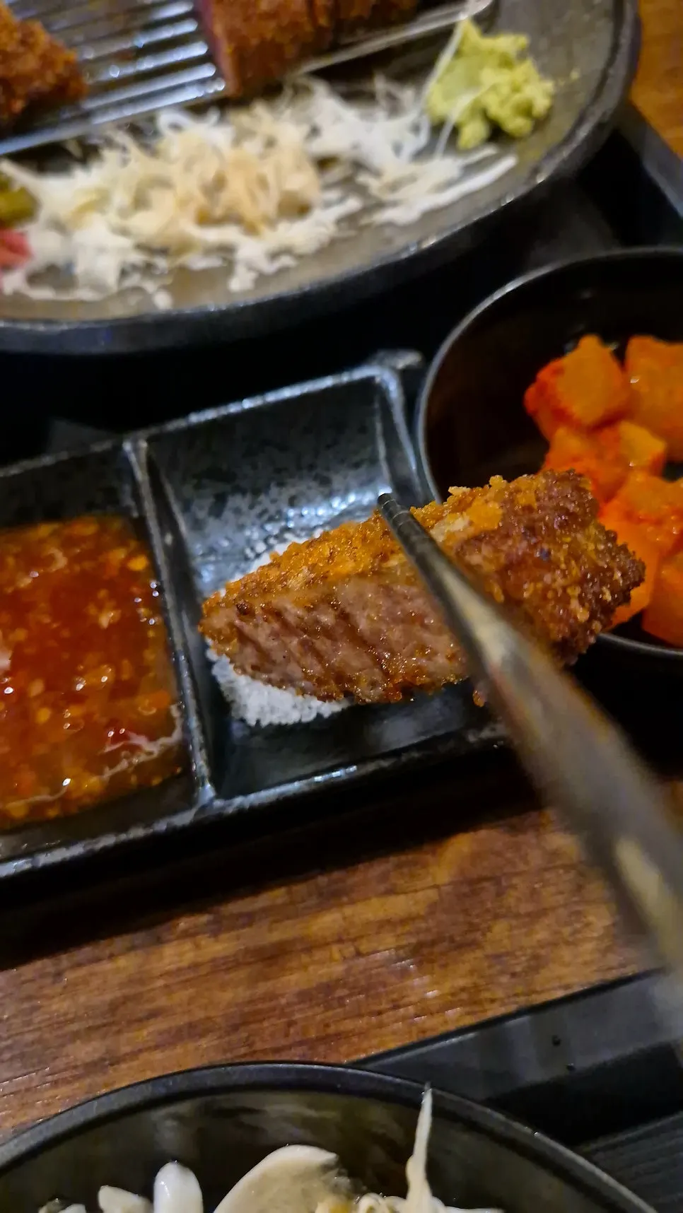 여의도역 규카츠 개인 화로 굽기, 후라토식당