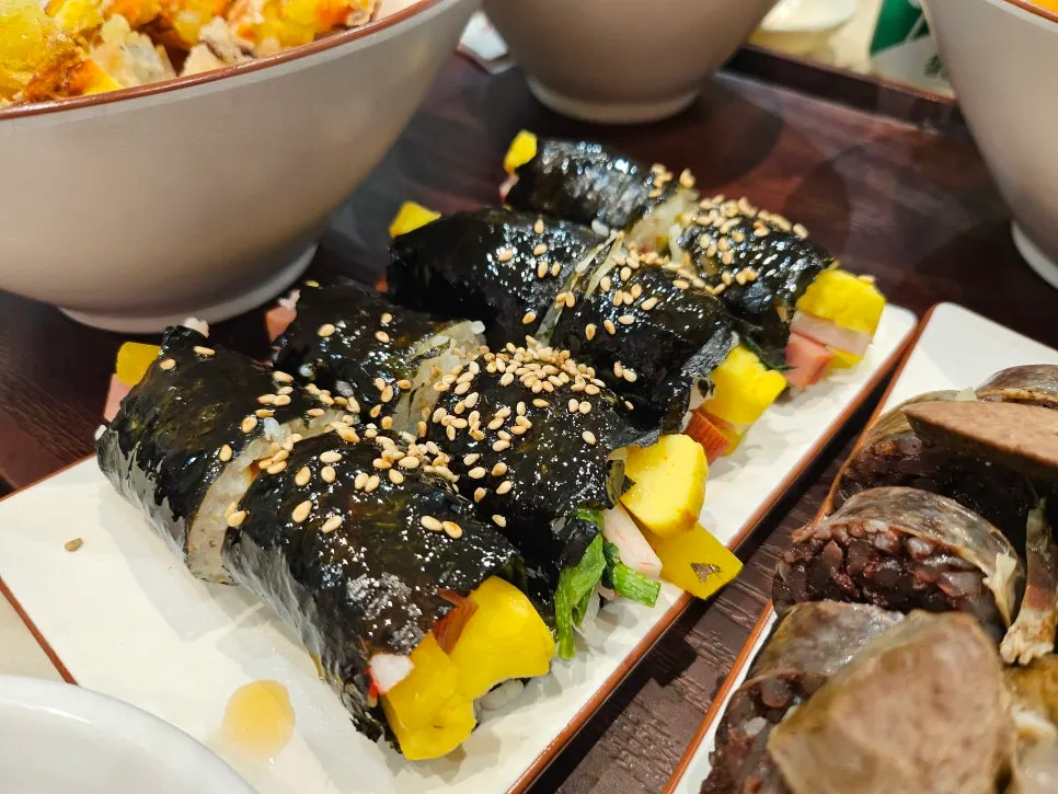 Hyeonseonine gimbap packed with fillings