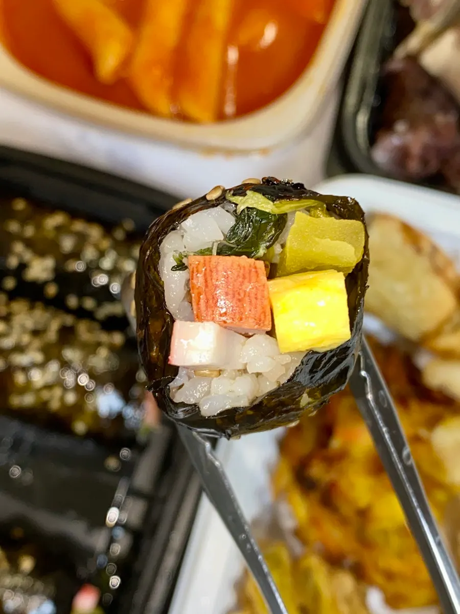 통통한 꼬마김밥 클로즈업
