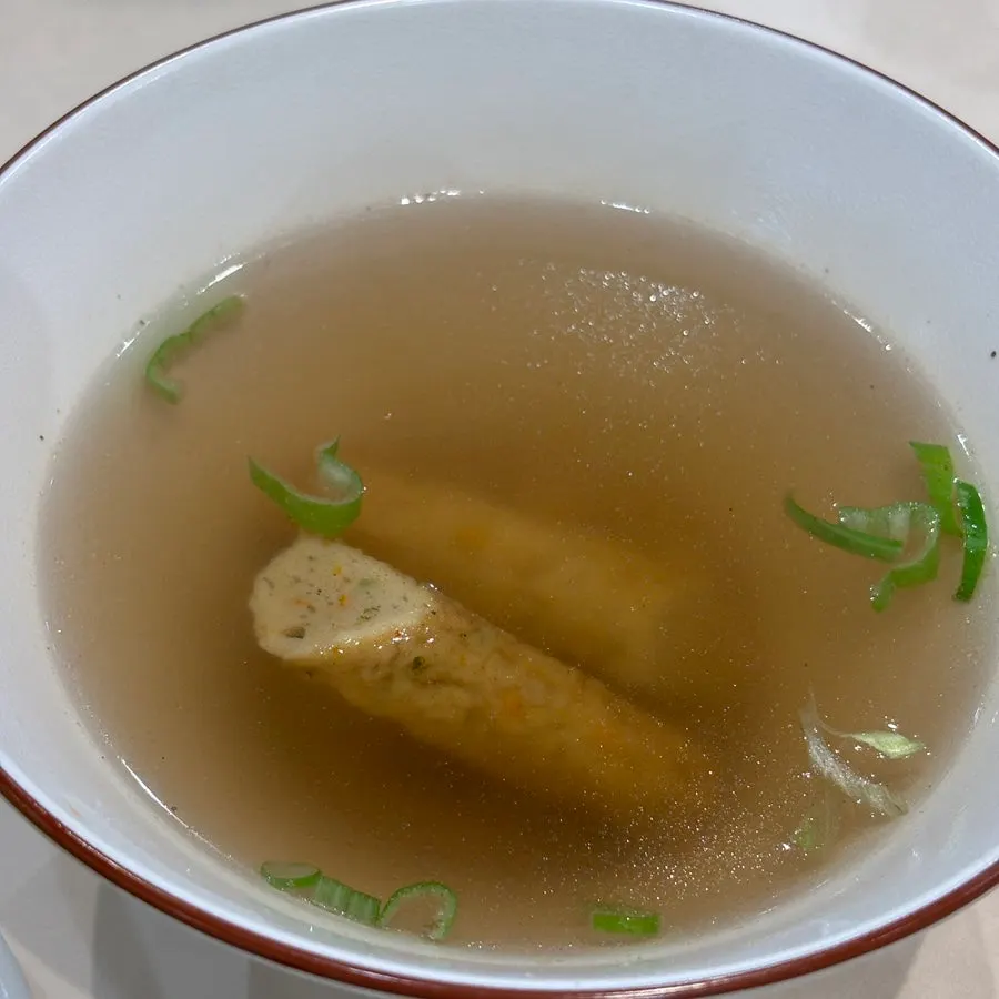 Bong-eomuk served alongside the tteokbokki