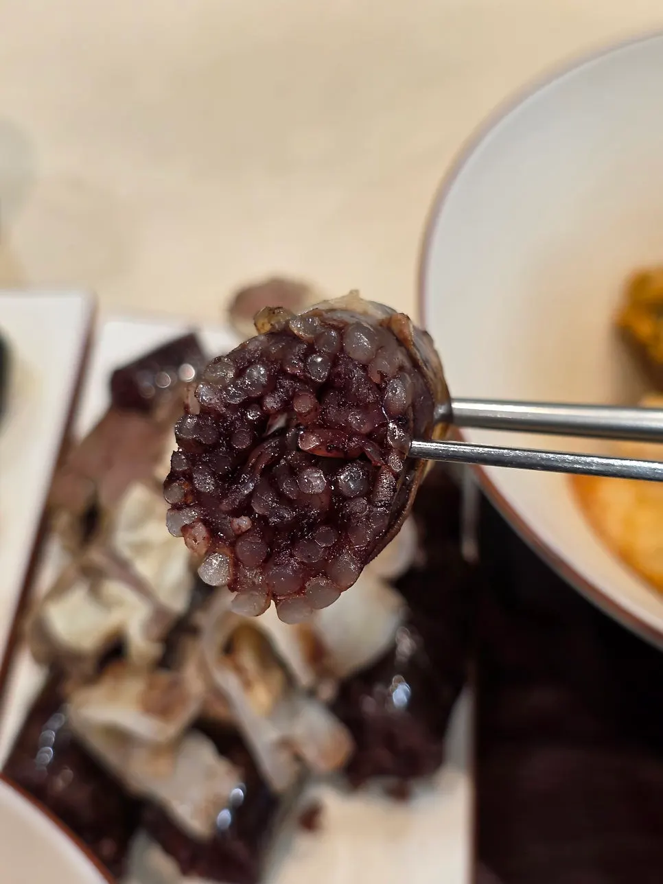 House-made sundae served on a plate