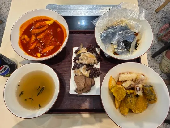 Tteokbokki ordered spicy at Hyeonseonine