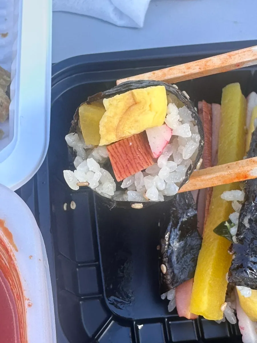 Hyeonseonine's plain gimbap, styled like mini gimbap
