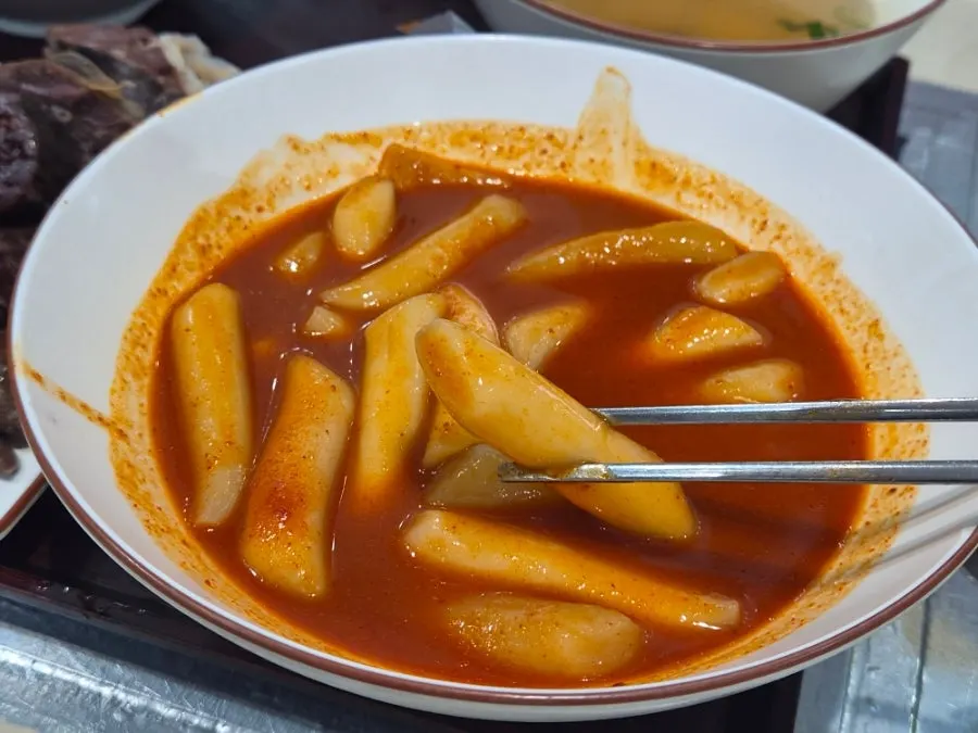 중간맛 국물떡볶이