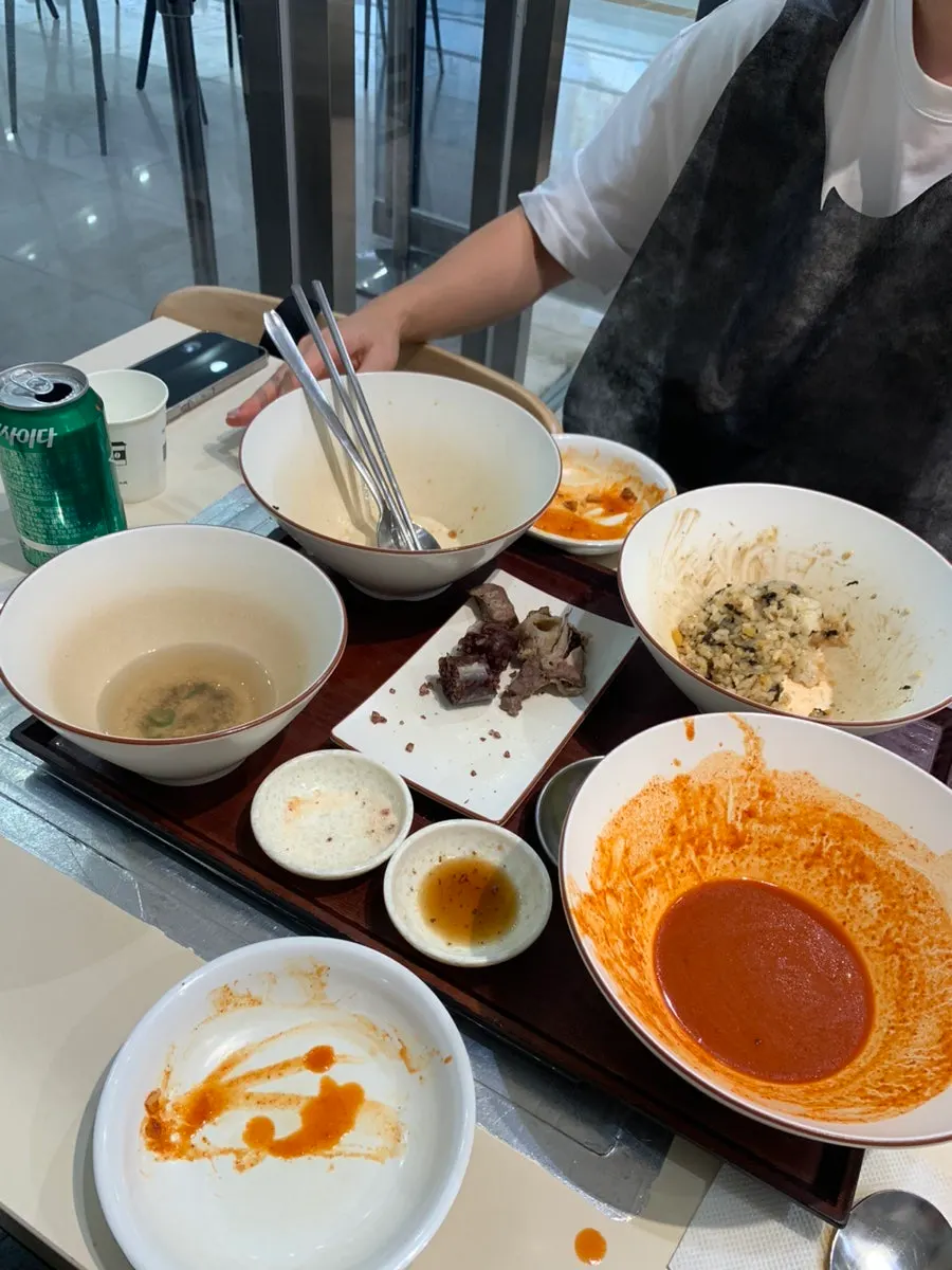 Sesame mayo rice ball served in place of gimbap