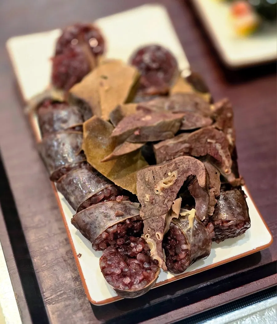 한입 크기로 말린 꼬마김밥