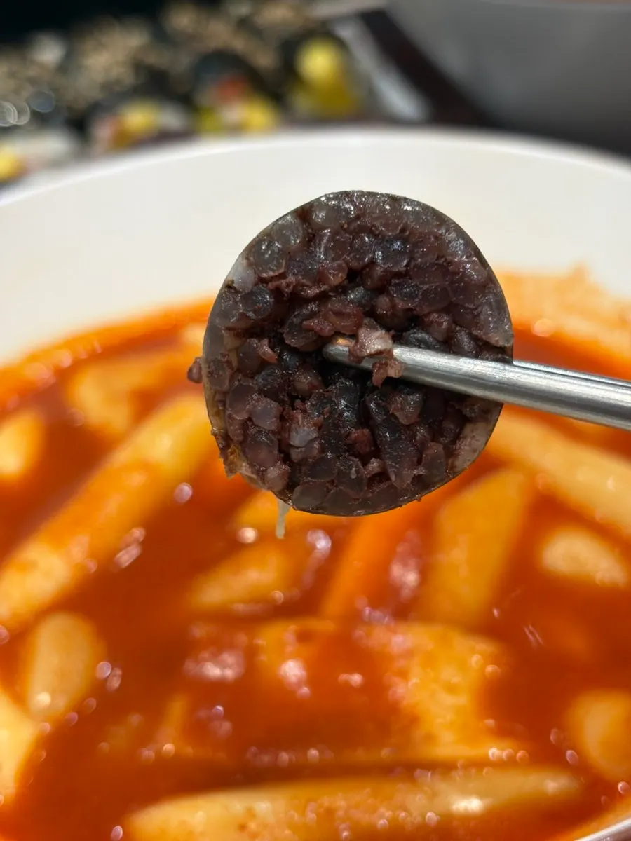 내장이 섞인 현선이네 순대 클로즈업
