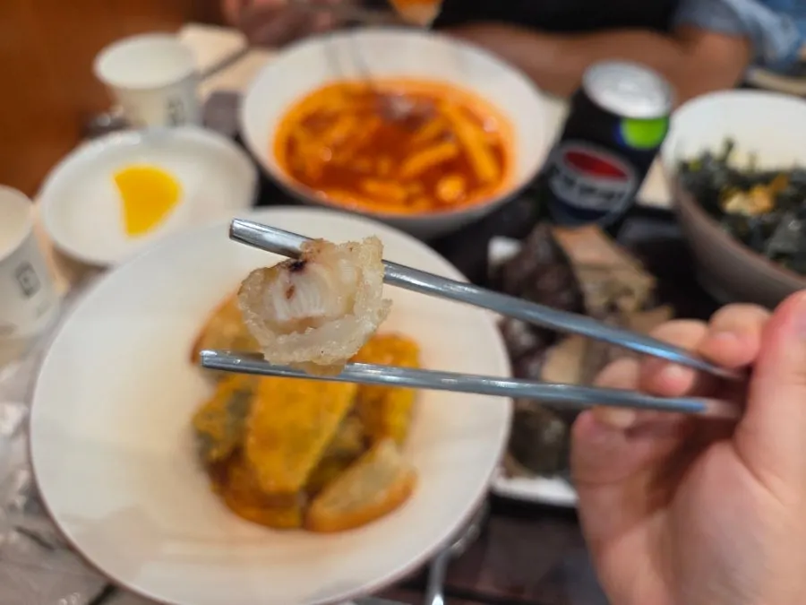 Gorengan campur mandu, kimmari dan sotong