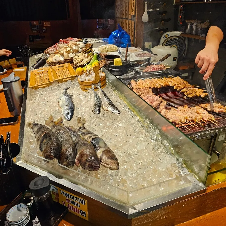 Izakaya space with wood interiors