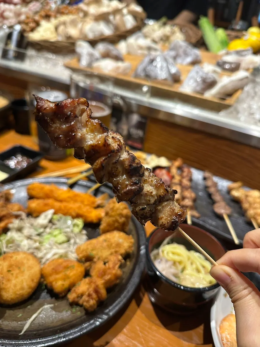 불향 입은 모듬꼬치구이