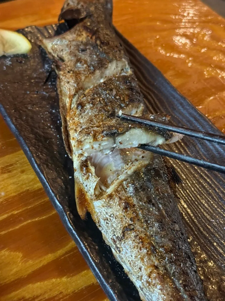 명란과 베트남고추가 올라간 크림우동