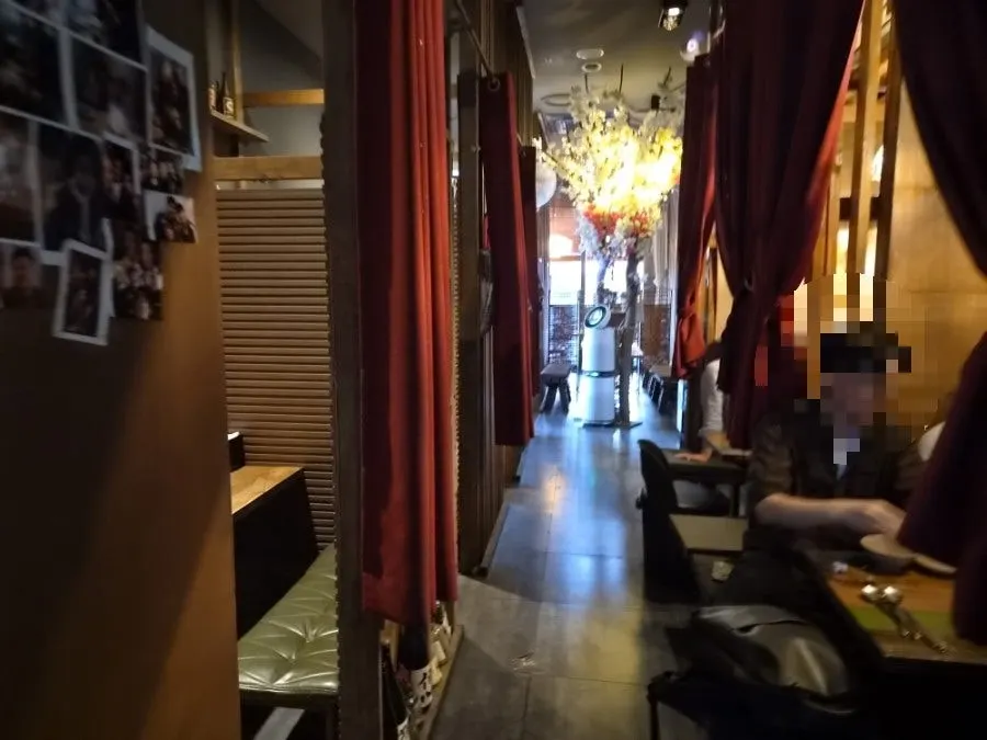 Dimly lit interior of Nani Yeouido Branch