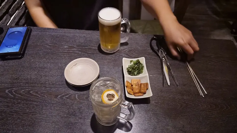 Vinegar salad served as a basic starter
