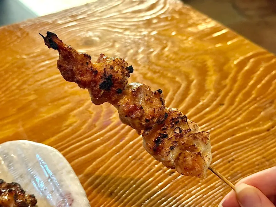불향이 밴 닭꼬치