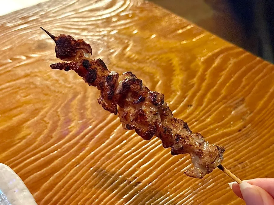 오독오독한 식감의 닭연골꼬치