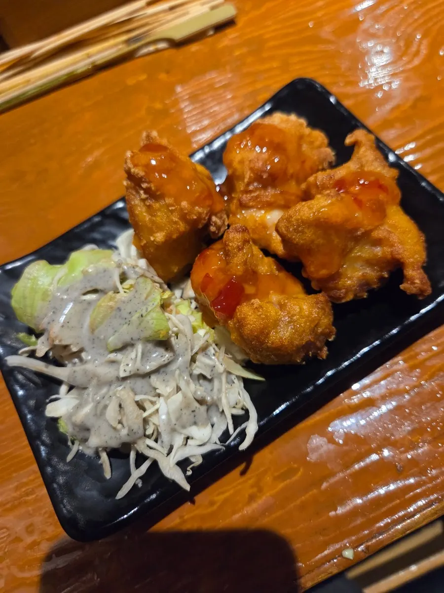 Mini fritters received through the review event