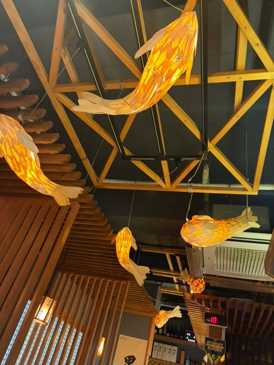 Entrance of the izakaya, a 5-minute walk from Saetgang Station