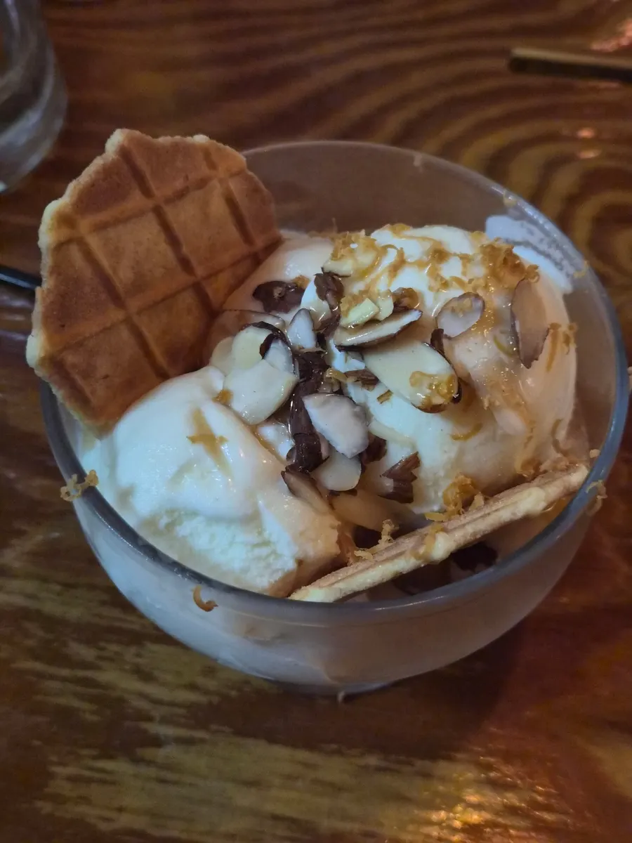 Ice cream received through the review event