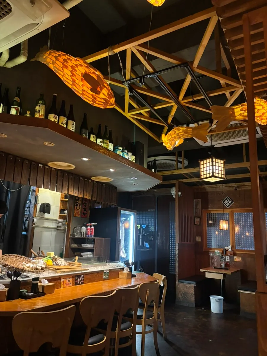 Interior of Robadayakki Sodam with soft lighting