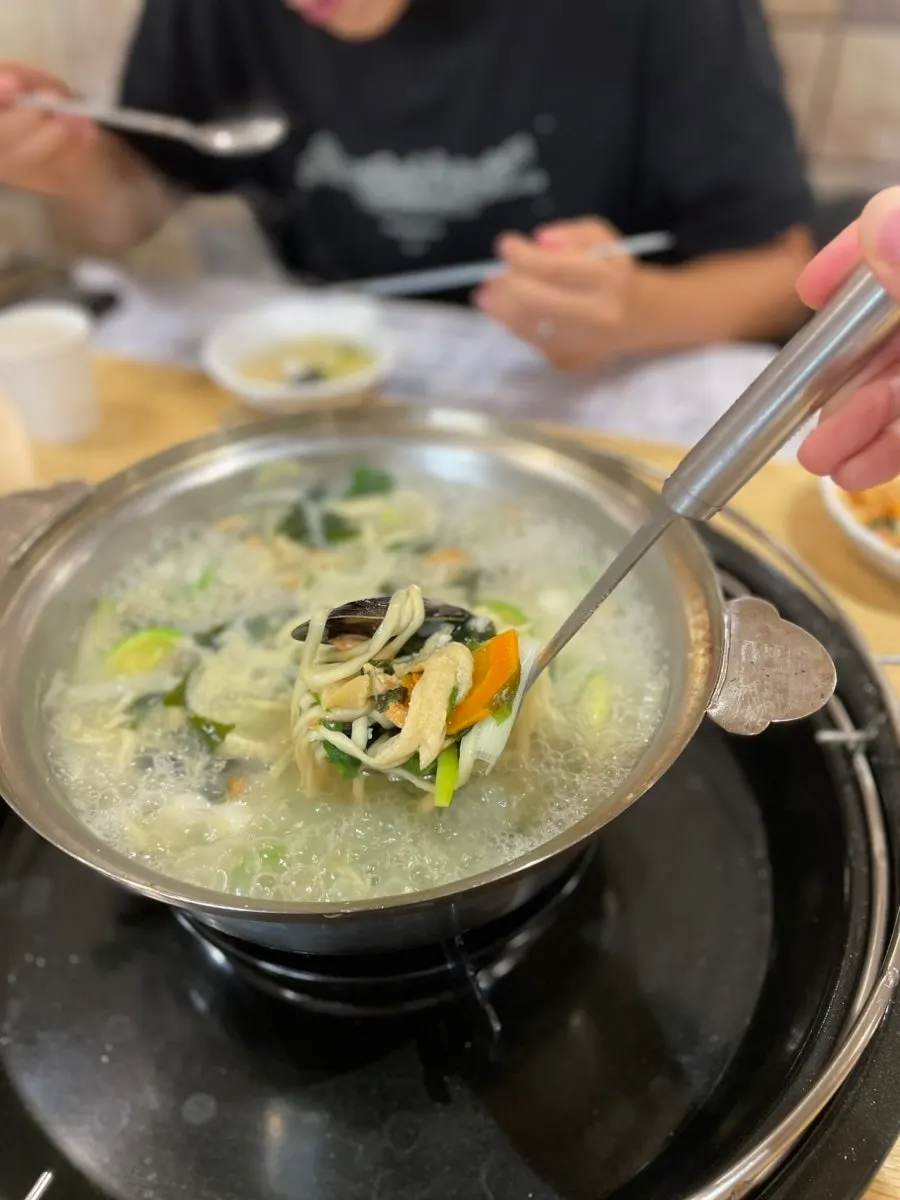 면 익히는 시간을 재는 모래시계