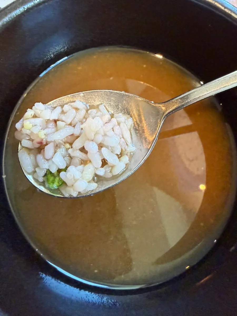 삼겹수육 정식 반찬 구성