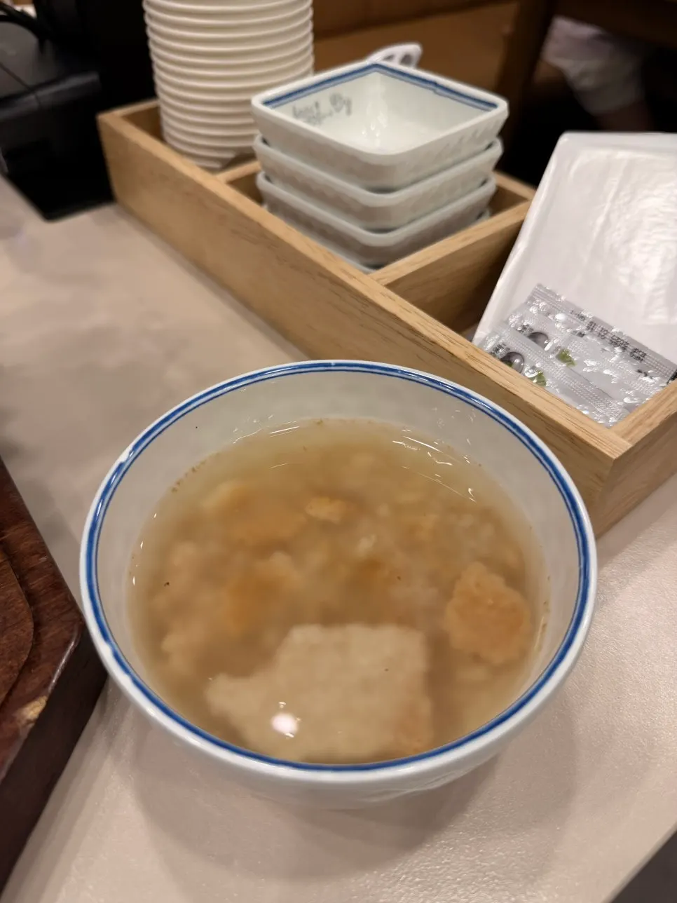 Sungnyung packed with nurungji from the self-bar